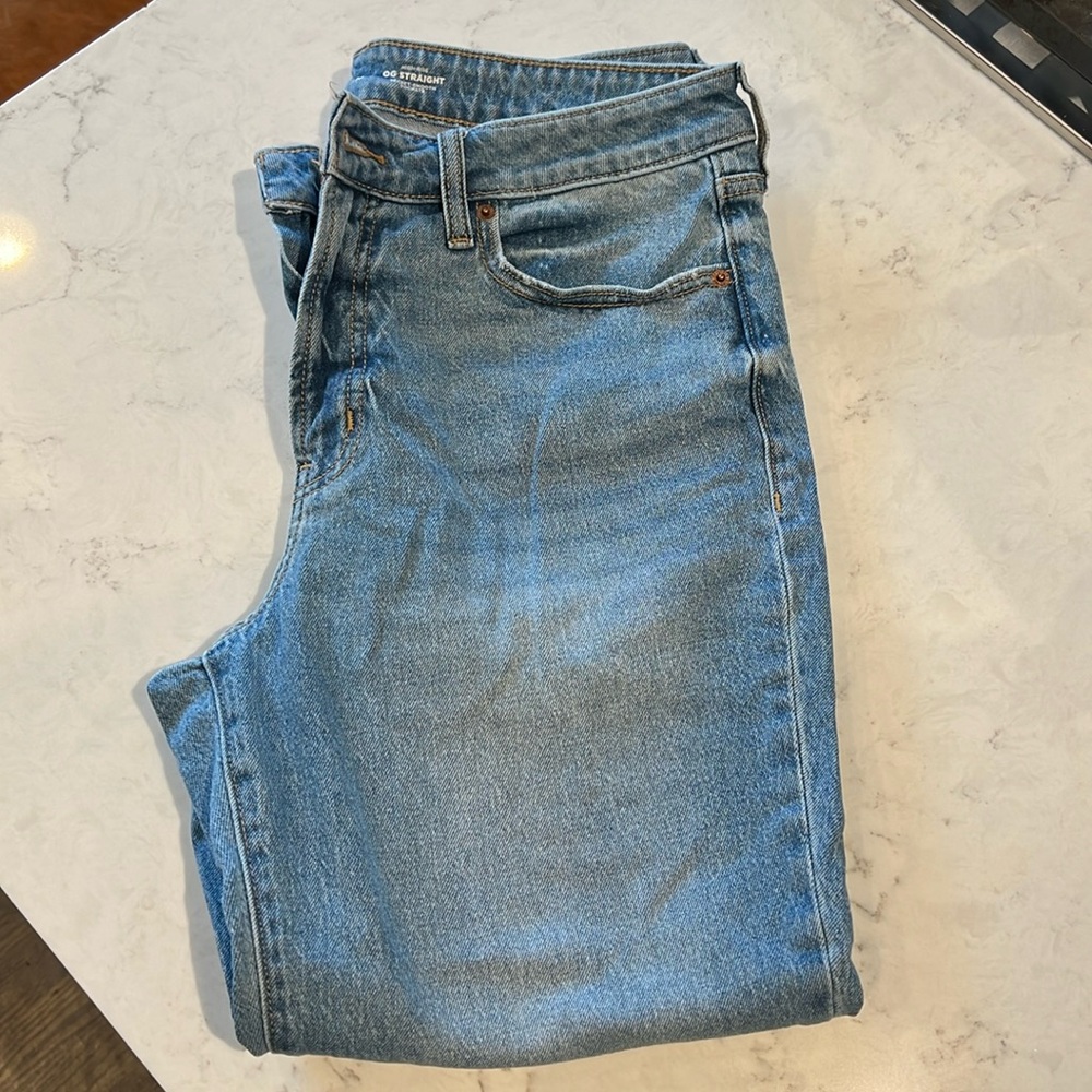 Old Navy High Waisted OG Straight Jeans